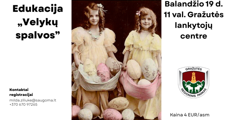 Edukacija „Velykų spalvos”
