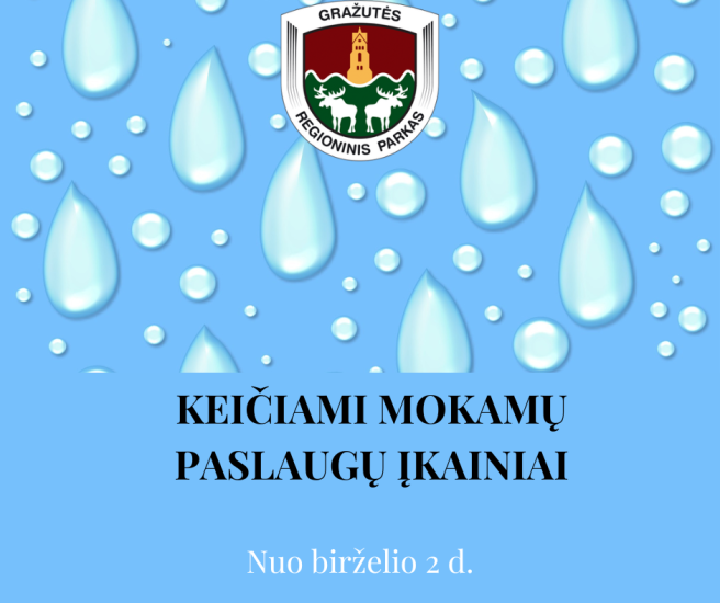 Keičiami mokamų paslaugų įkainiai
