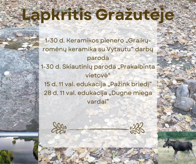 Lapkritis Gražutėje