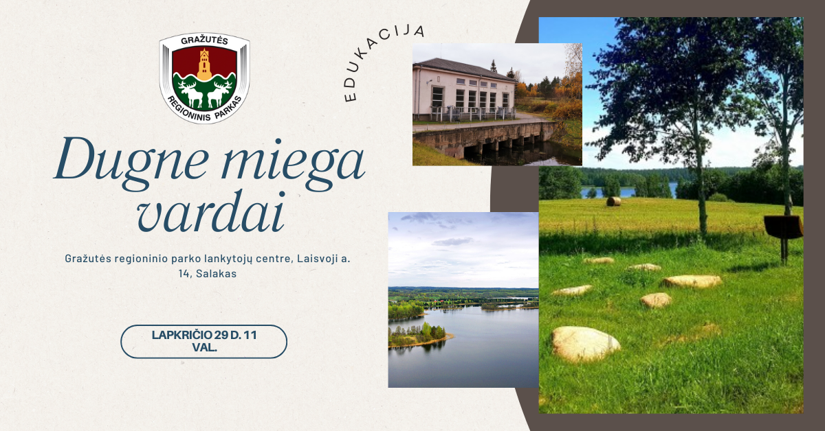Edukacija „Dugne miega vardai“