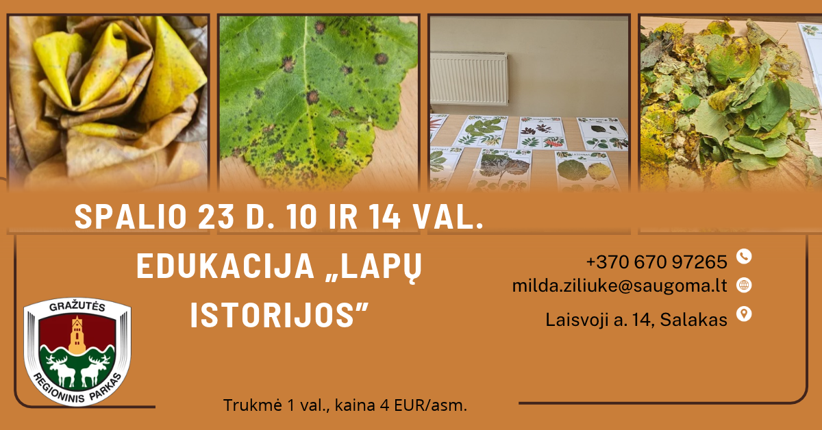 Edukacija „Lapų istorijod”